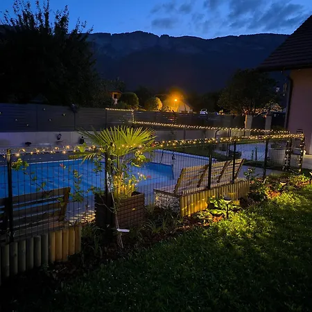 Villa Maison Avec Piscine 14 Personnes Doussard